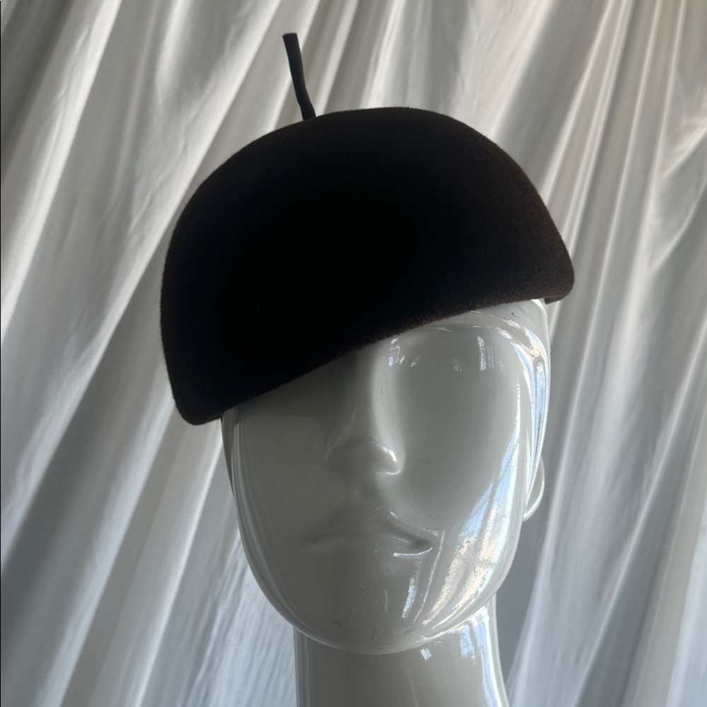 Beret - Hat by Jennifer Hoertz millinery Adorable Grosgrain Ribbon trim - Picture 8 of 12